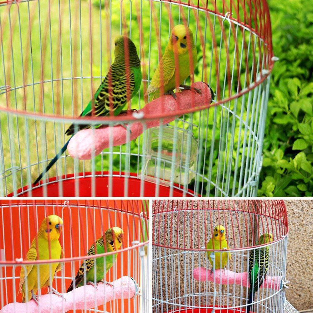 Meidiya Bird Perch Stand Toy,Wood Parrot Perch Stand Paw Grinding Stick,Bird Cage Accessories Exercise Toys Budgies Parakeet Cockatiel Conure Hamster Gerbil Rat Mouse Animals & Pet Supplies > Pet Supplies > Bird Supplies > Bird Cage Accessories Meidiya   