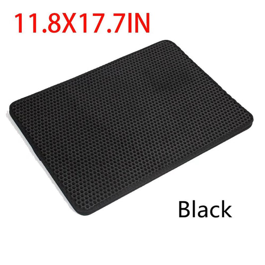 Double Layer Cat Mat Bed Pads Pet Product Bed Trapping Pet Litter Box Mat Animals & Pet Supplies > Pet Supplies > Cat Supplies > Cat Litter Box Mats Haomacro   