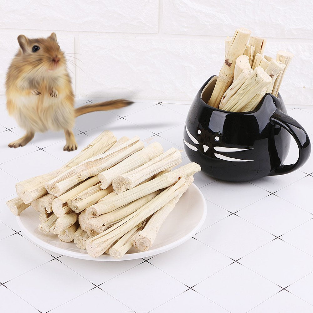 TONKBEEY Sweet Bamboo Stick 500G Rabbit Parrot Eat Guinea Pig Snacks Cleaning Teeth Treat for Chinchilla Guinea Pigs Supplies Animals & Pet Supplies > Pet Supplies > Small Animal Supplies > Small Animal Treats TONKBEEY   