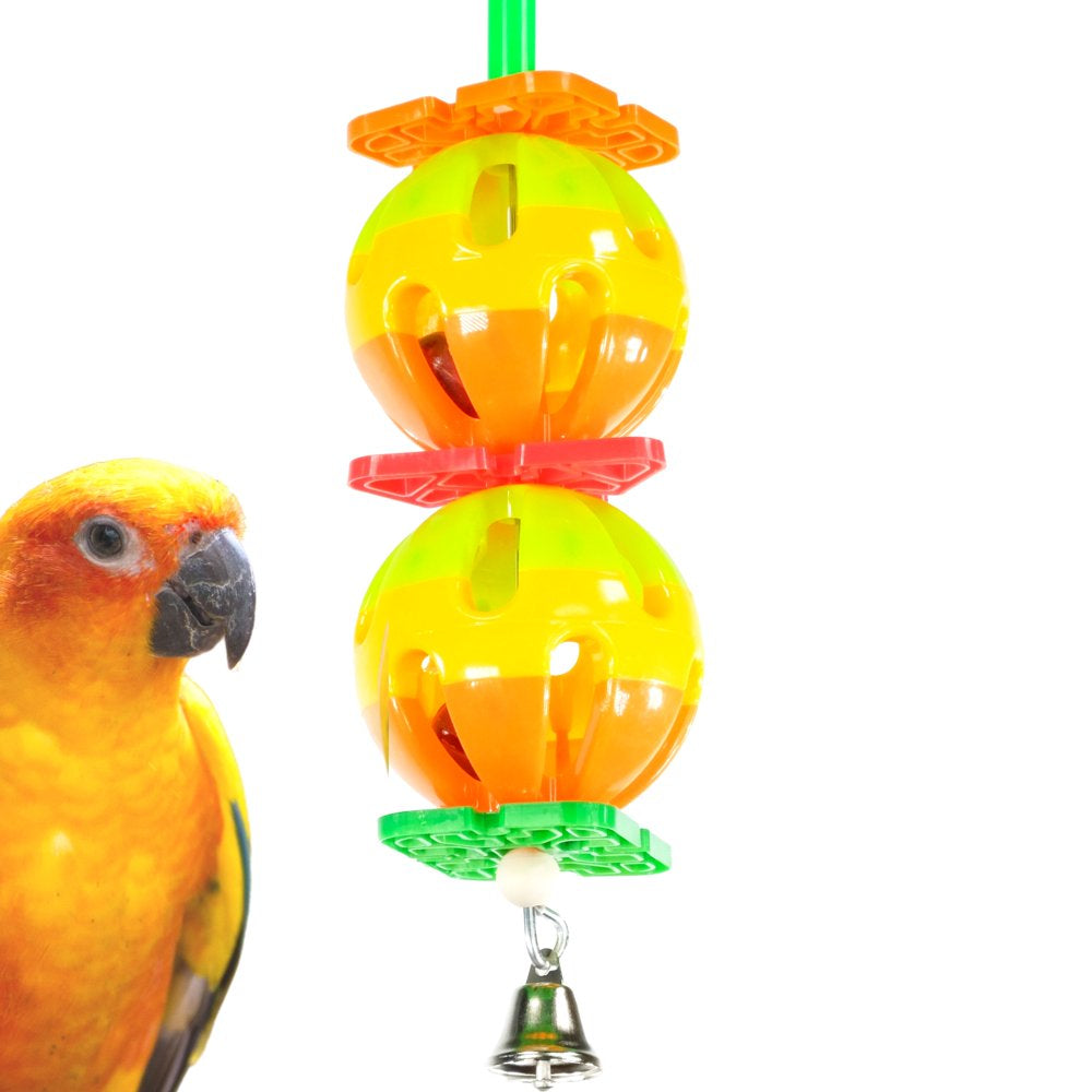 Bonka Bird Toys 1570 Twin Ball Bird Toy. Animals & Pet Supplies > Pet Supplies > Bird Supplies > Bird Toys Bonka Bird Toys   