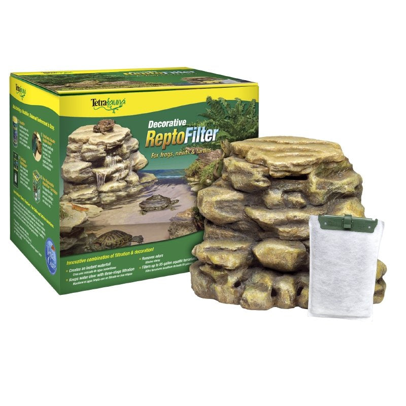 Tetrafauna River Rock Decorative Reptile Filter up to 55 Gallons Animals & Pet Supplies > Pet Supplies > Reptile & Amphibian Supplies > Reptile & Amphibian Substrates Spectrum Brands   