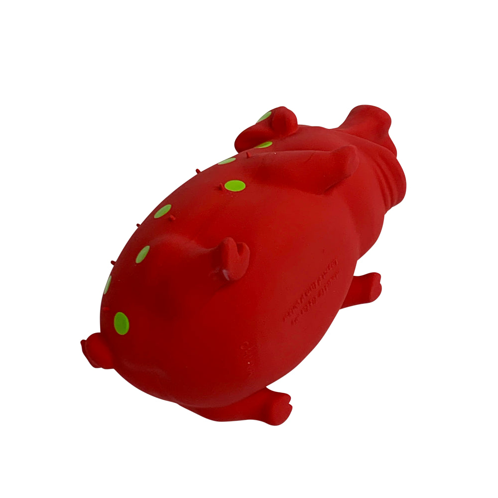 Vibrant Life Pigglesworth Latex Dog Toy Red Animals & Pet Supplies > Pet Supplies > Dog Supplies > Dog Toys Multipet   