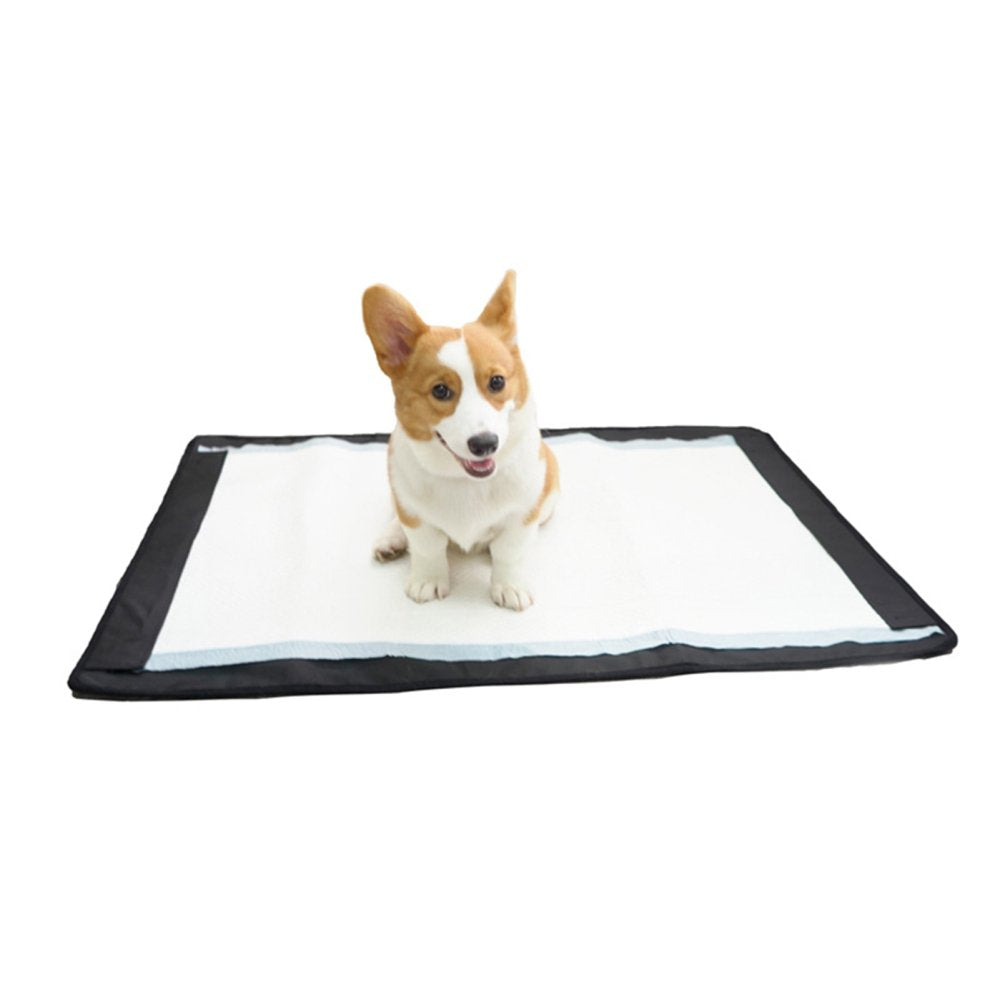 Washable Pet Diaper Pad Home Travel Portable Dog Shushing Mat Not Easy to Be Scratched Strong and Durable Pet Supplies Quick-Dry Surface for Potty Training L Black Animals & Pet Supplies > Pet Supplies > Dog Supplies > Dog Diaper Pads & Liners Universal L Black 