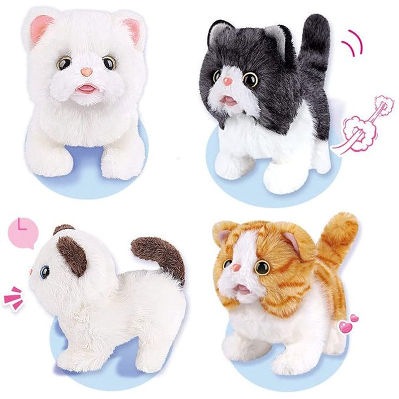 Plush Toy Electronic Cat That Move and Meow Waliking Lifelike Interactive Toy Pet Stuffed Kitten Animals & Pet Supplies > Pet Supplies > Cat Supplies > Cat Toys VATENIC   