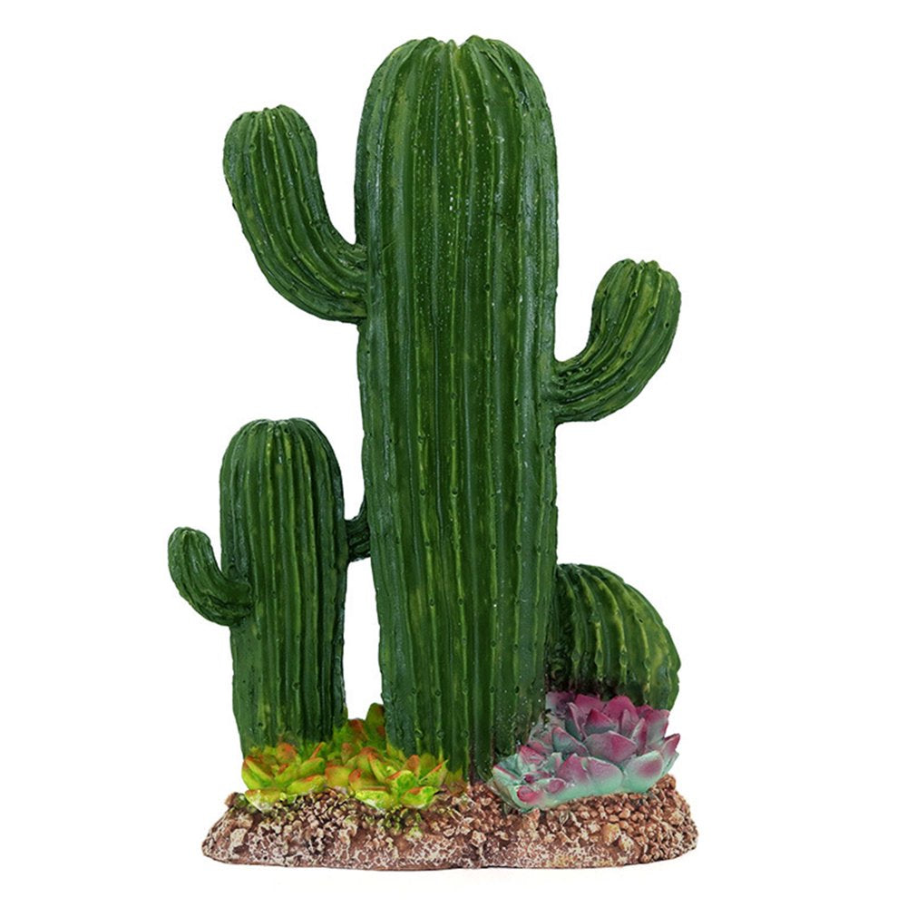 VIEGINE Terrarium Cactus Plants Habitat Decoration for Reptiles and Amphibians Artificial Landscaping Accessories for Fish Tank Animals & Pet Supplies > Pet Supplies > Small Animal Supplies > Small Animal Habitat Accessories VIEGINE   