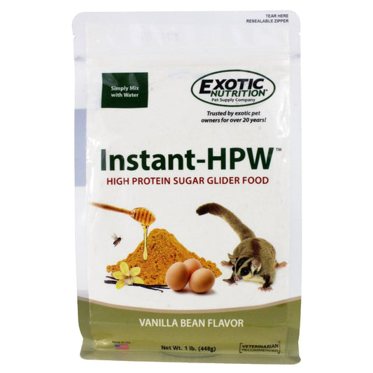 Exotic Nutrition Instant-Hpw High Protein Sugar Glider Food, 16 Oz. Animals & Pet Supplies > Pet Supplies > Small Animal Supplies > Small Animal Food Exotic Nutrition   