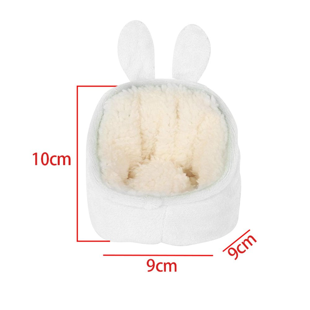 Small Animals Guinea Bed Warm Hamster House Accessories Sleeping Bag Bedding Cloth for Chinchilla Hedgehog Indoor Mice Ferrets , White Animals & Pet Supplies > Pet Supplies > Small Animal Supplies > Small Animal Bedding DYNWAVE   