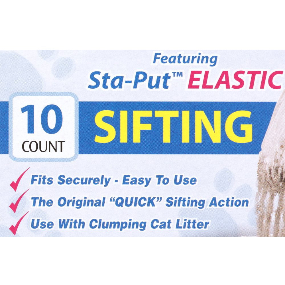 Alfa Pet Sifting Elastic Cat Pan Liners Animals & Pet Supplies > Pet Supplies > Cat Supplies > Cat Litter Box Liners Alfa Pet Inc.   