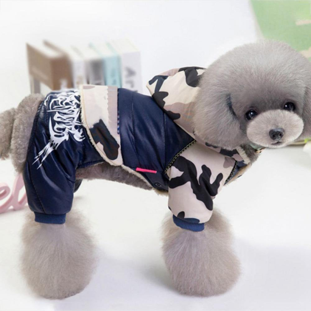 Topumt Warm Dog Jacket Windproof Camouflage Dog Vest Winter Coat Dog Apparel for Cold Weather Dog Jacket for Small Medium Large Dogs Animals & Pet Supplies > Pet Supplies > Dog Supplies > Dog Apparel Topumt   