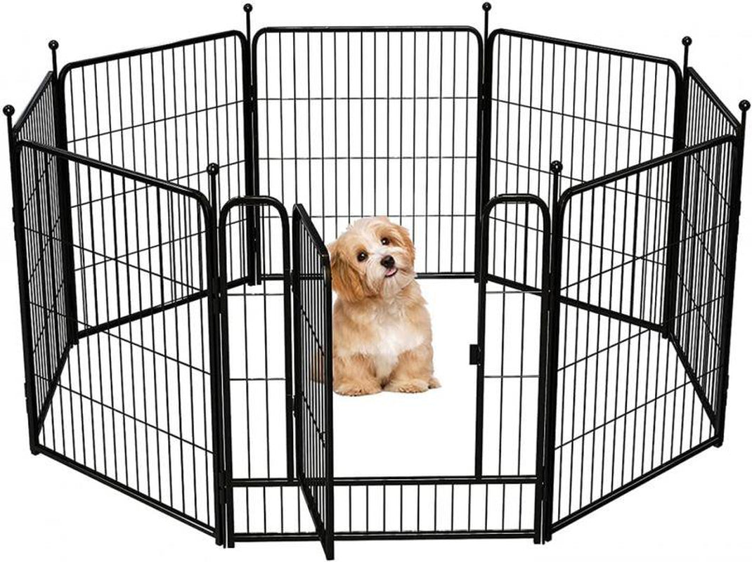 AFANQI round Top Design Black Dog Playpen, 27" X 32" Dog Fence, Exercise Pen for Large/Medium/Small Dogs and Cats, Pet Puppy Playpen for RV, Camping, Yard Animals & Pet Supplies > Pet Supplies > Dog Supplies > Dog Kennels & Runs AFANQI   