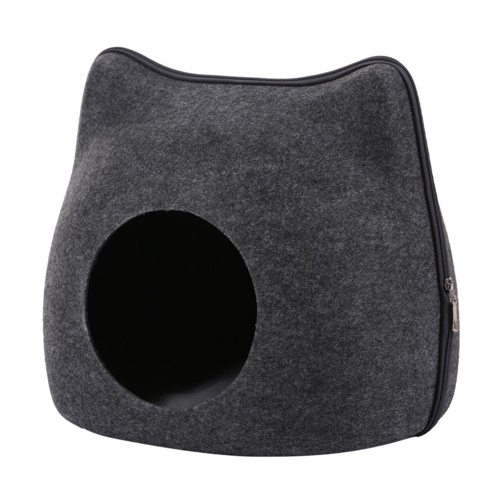 Cat Pet Cave Cat Cave Bed Cat Bed for Cats Kittens Pets Animals & Pet Supplies > Pet Supplies > Cat Supplies > Cat Beds Tickas Gray  