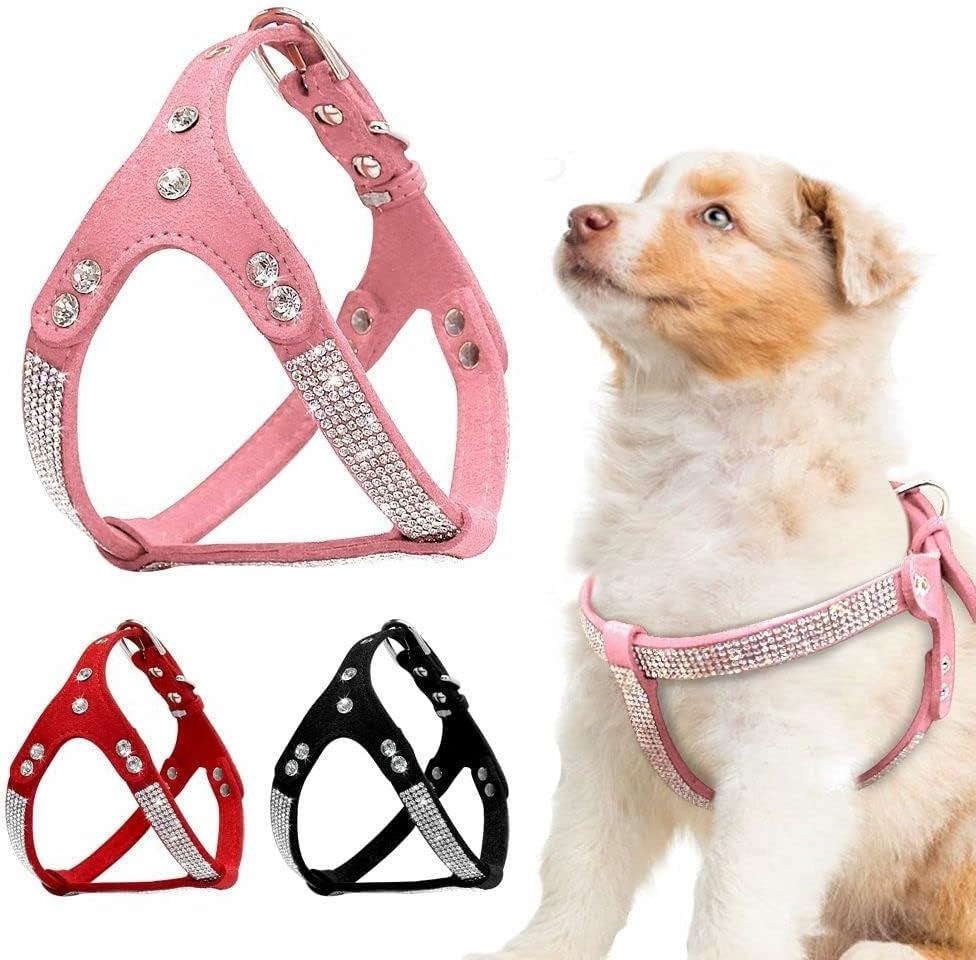 Small Dog Harness and Leash Set Pet Harness with Soft Mesh Nylon Vest for Small Dogs for Small Medium Cats Pets(M,Black) Animals & Pet Supplies > Pet Supplies > Dog Supplies > Dog Apparel generic   