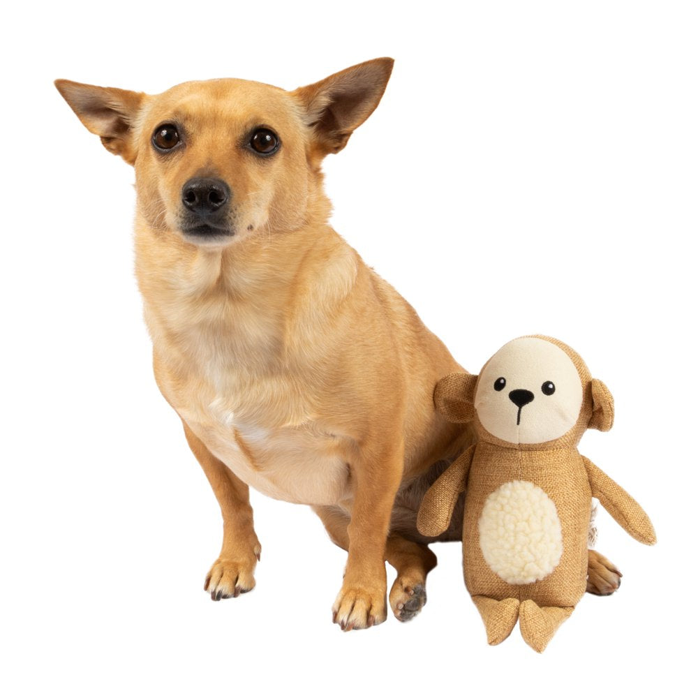 Vibrant Life Tan Monkey Plush Dog Toy Animals & Pet Supplies > Pet Supplies > Dog Supplies > Dog Toys Mission Pets   