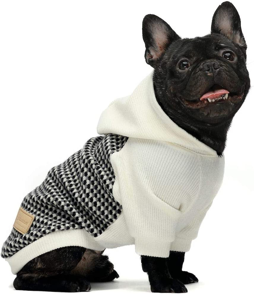 Fitwarm Knitted Pet Clothes Dog Sweater Hoodie Sweatshirts Pullover Cat Jackets Red Medium Animals & Pet Supplies > Pet Supplies > Dog Supplies > Dog Apparel Fitwarm Grey Large 