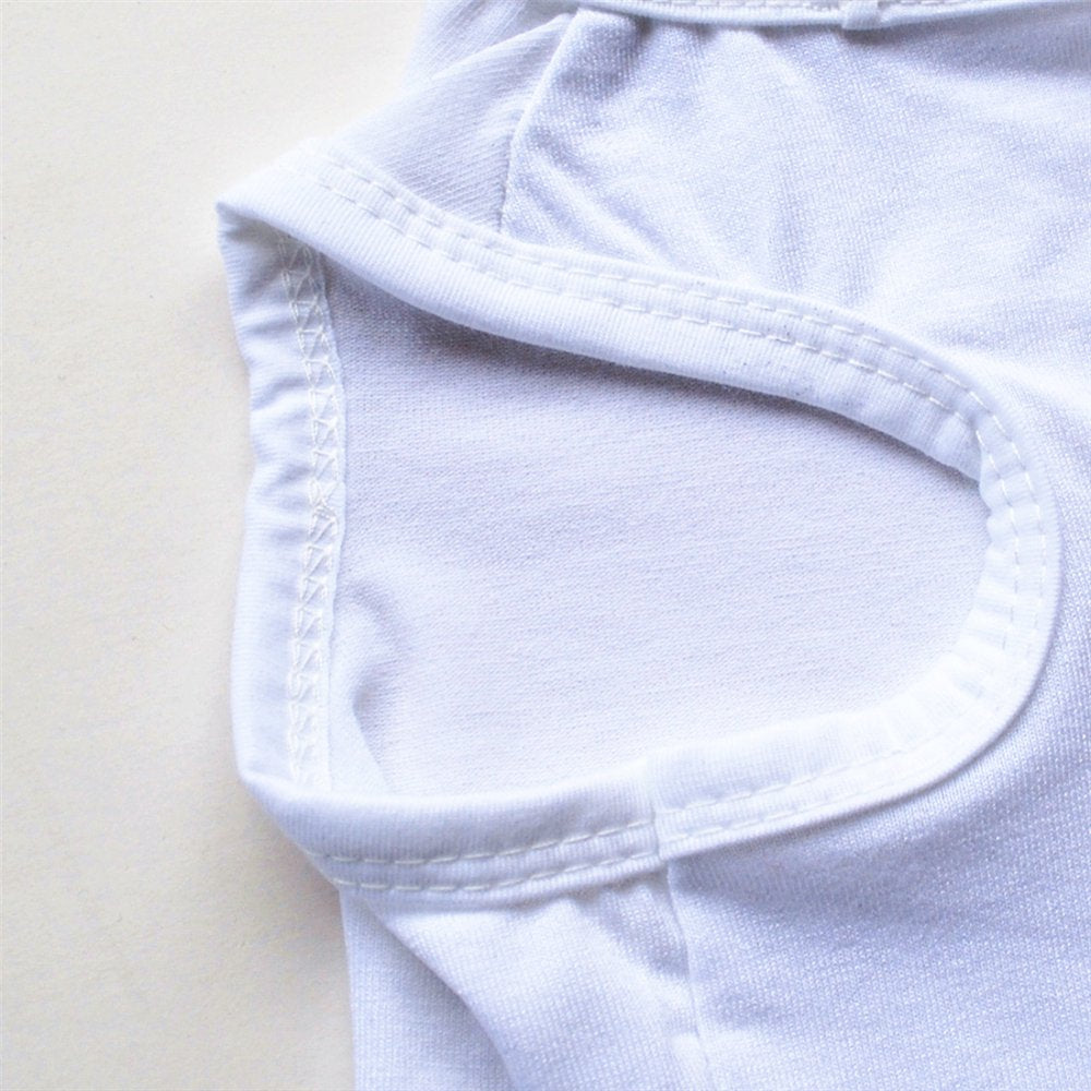 Shulemin Puppy Poodle Summer Solid Color Vest Shirt Clothes Apparel Pet Dog Chihuahua,White Animals & Pet Supplies > Pet Supplies > Dog Supplies > Dog Apparel Shulemin   