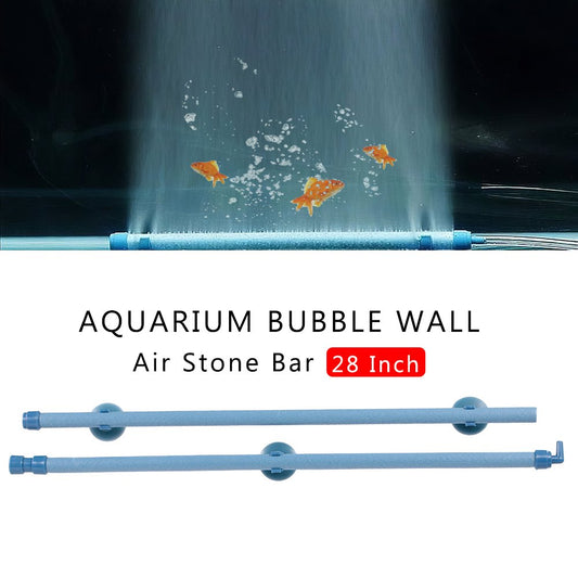 Suzicca Aquarium Bubble Wall Air Stone Bar 28 Inch Fish Tank Bubble Wall Air Diffuser Household Tool