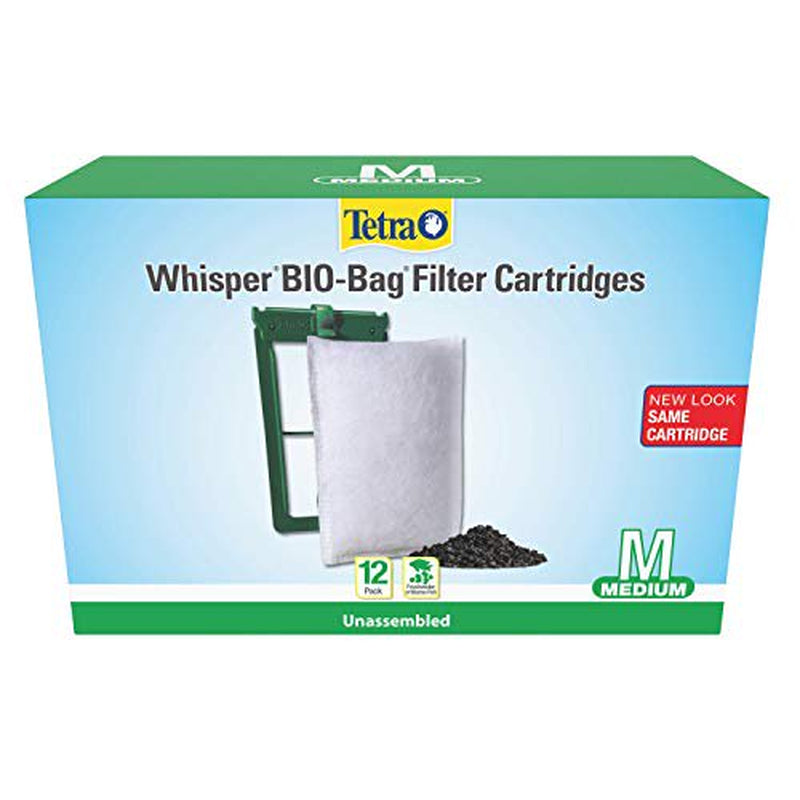 Tetra Whisper Bio-Bag Filter Cartridges for Aquariums - Unassembled Medium (Pack of 12) Animals & Pet Supplies > Pet Supplies > Fish Supplies > Aquarium Filters TETRA   