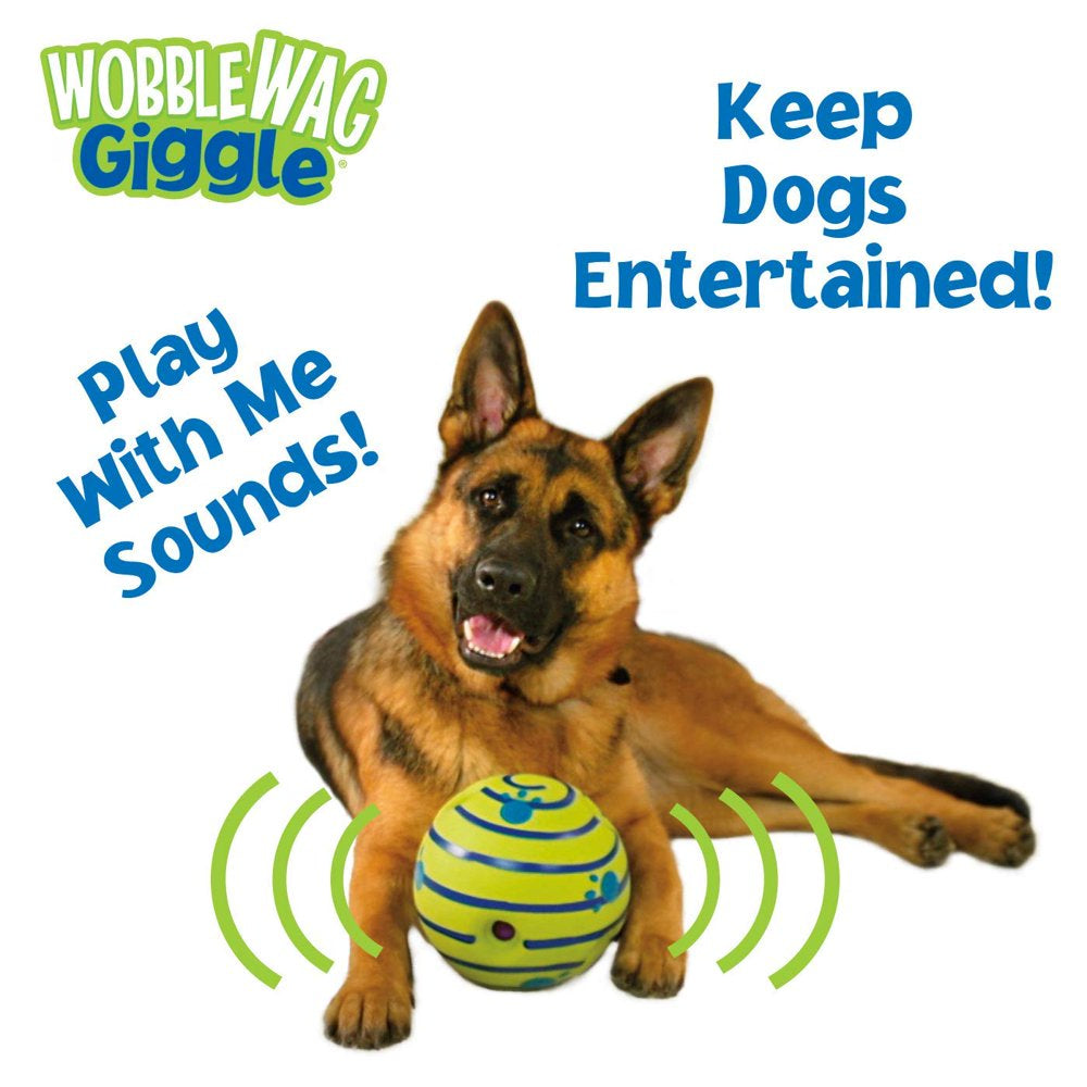 Allstar Marketing Wobble Wag Giggle Ball Dog Toy as Seen on TV Animals & Pet Supplies > Pet Supplies > Dog Supplies > Dog Toys All Star   