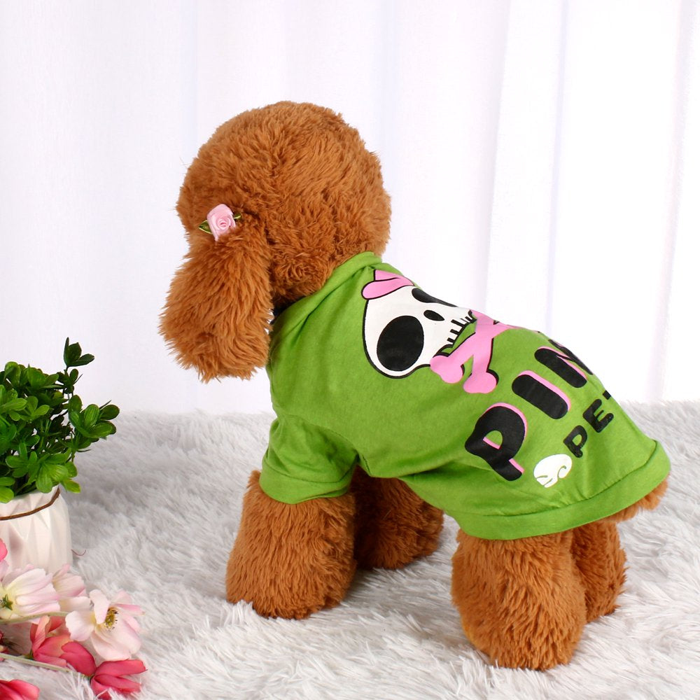 Pet T Shirt Summer Dog Puppy Small Pet Cat Apparel Clothes Vest Tops Costume Outfits, #1, M Animals & Pet Supplies > Pet Supplies > Dog Supplies > Dog Apparel Unique Bargains XS #14 