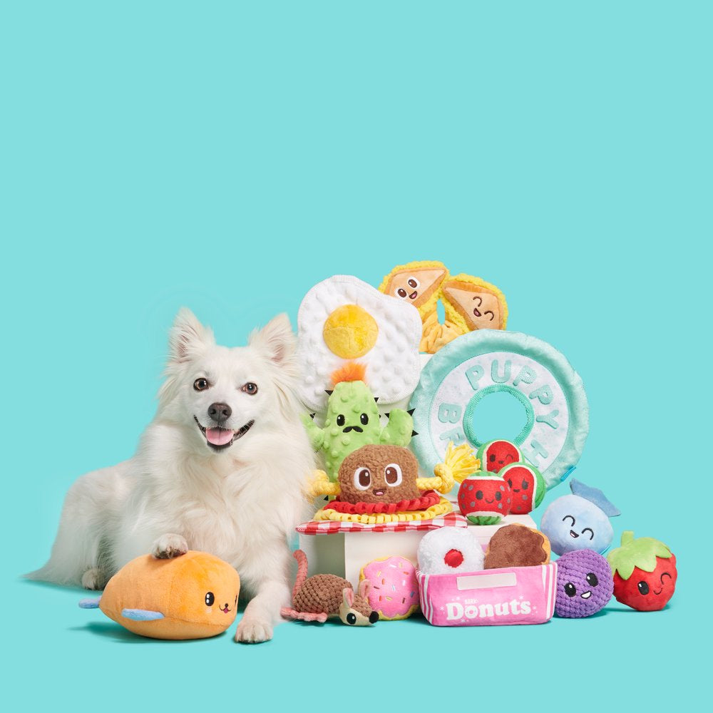 BARK Barker'S Dozen Donuts Dog Toy - Features Multi-Part 4 in 1 Toy, Xs to Small Dogs Animals & Pet Supplies > Pet Supplies > Dog Supplies > Dog Toys BARK   