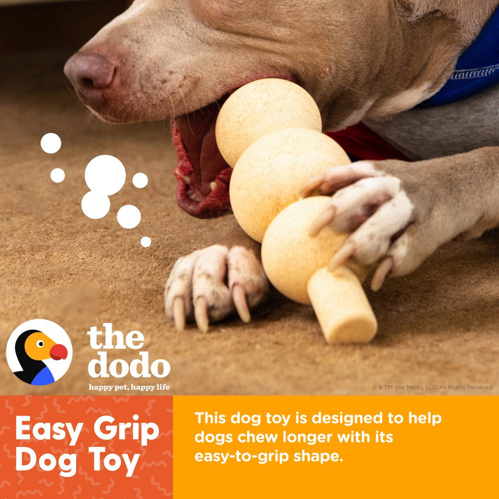 The Dodo 8" Nylon+ Bamboo Mix Peanut Butter Dental Dog Chew Toy, Dog Toy Animals & Pet Supplies > Pet Supplies > Dog Supplies > Dog Toys Fetch for Pets   