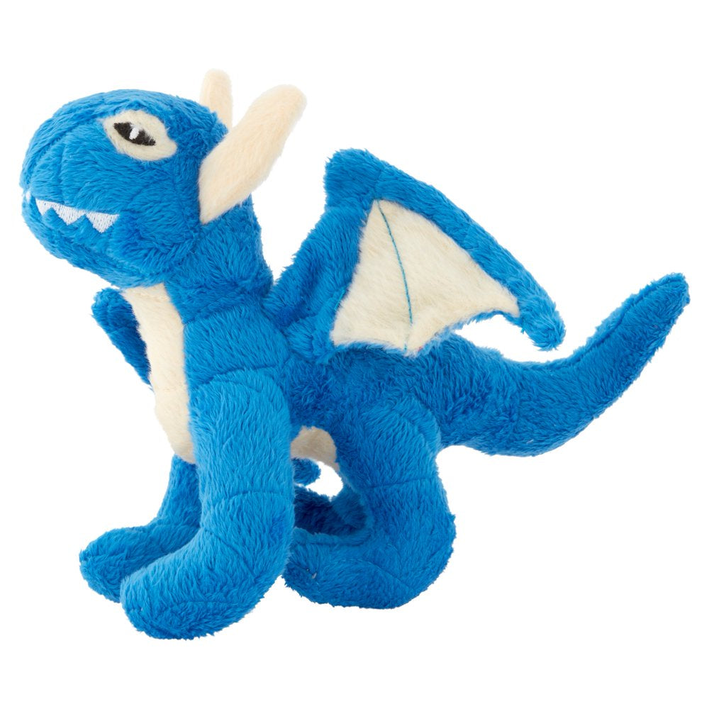 Mighty Junior Dragon Blue, Plush and Durable Dog Toy Animals & Pet Supplies > Pet Supplies > Dog Supplies > Dog Toys VIP Products   