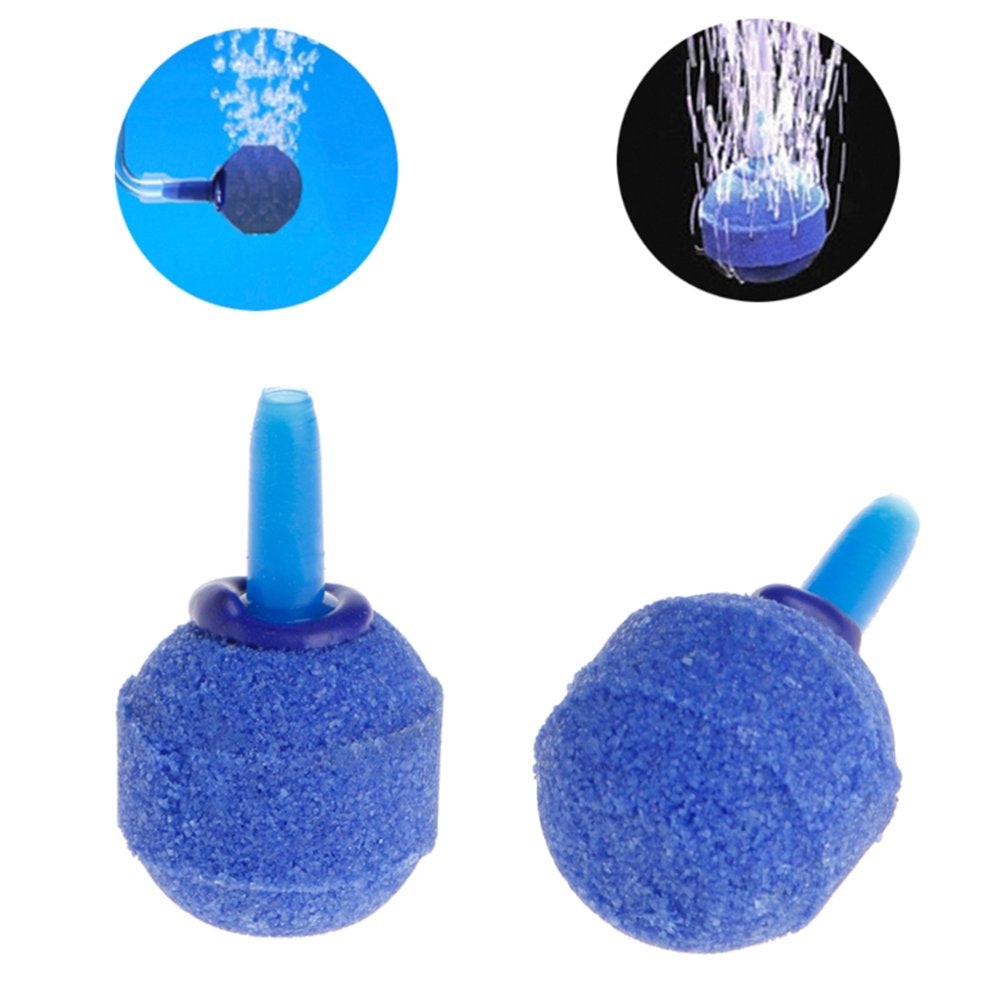 OUNONA 10PCS Ball Shape Air Stone Mineral Bubble Diffuser Airstones for Aquarium Fish Tank Pump and Hydroponics 20X20Mm (Blue) Animals & Pet Supplies > Pet Supplies > Fish Supplies > Aquarium Air Stones & Diffusers OUNONA   