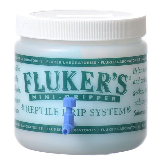 Flukers Dripper Reptile Drip System Mini-Dripper (12 Oz) (5 Pack) Animals & Pet Supplies > Pet Supplies > Reptile & Amphibian Supplies > Reptile & Amphibian Food Flukers   