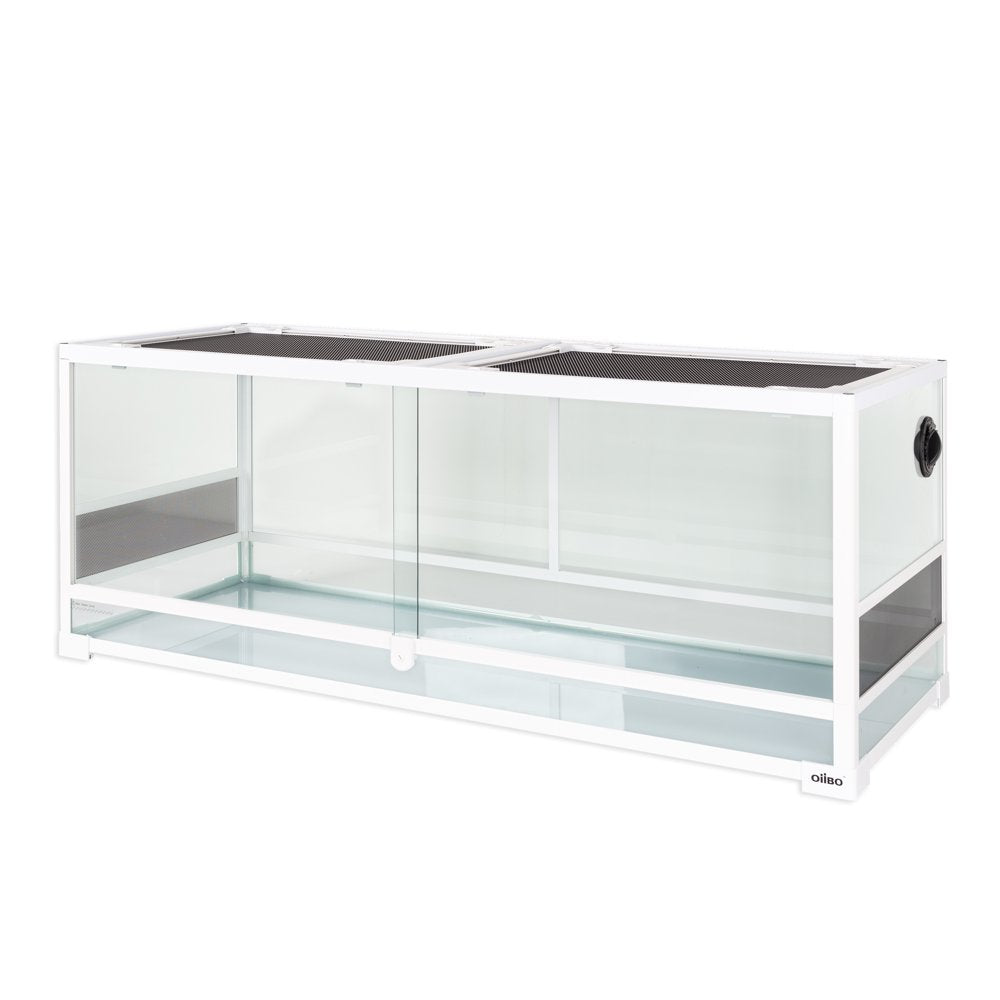 REPTI-ZOO Reptile Glass Terrarium, Sliding Doors with Screen Ventilation, 48" X 17.7" X 17.7"(64 Gallon) Animals & Pet Supplies > Pet Supplies > Reptile & Amphibian Supplies > Reptile & Amphibian Substrates REPTI-ZOO   