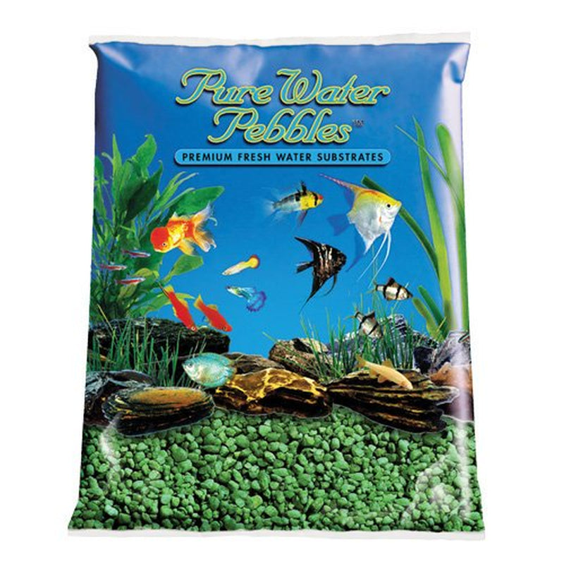 Pure Water Pebbles Aquarium Gravel, 2-Pound, Marine Blue Animals & Pet Supplies > Pet Supplies > Fish Supplies > Aquarium Gravel & Substrates WORLD WIDE IMPORTS ENT., INC. Emerald Green  