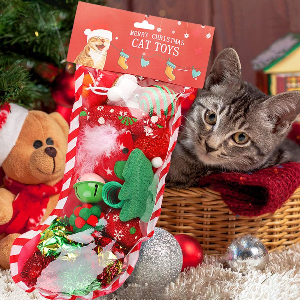 Legendog Interactive Christmas Cat Toy, Gift Set, Indoor, 18 Piece Animals & Pet Supplies > Pet Supplies > Cat Supplies > Cat Toys Legendog   