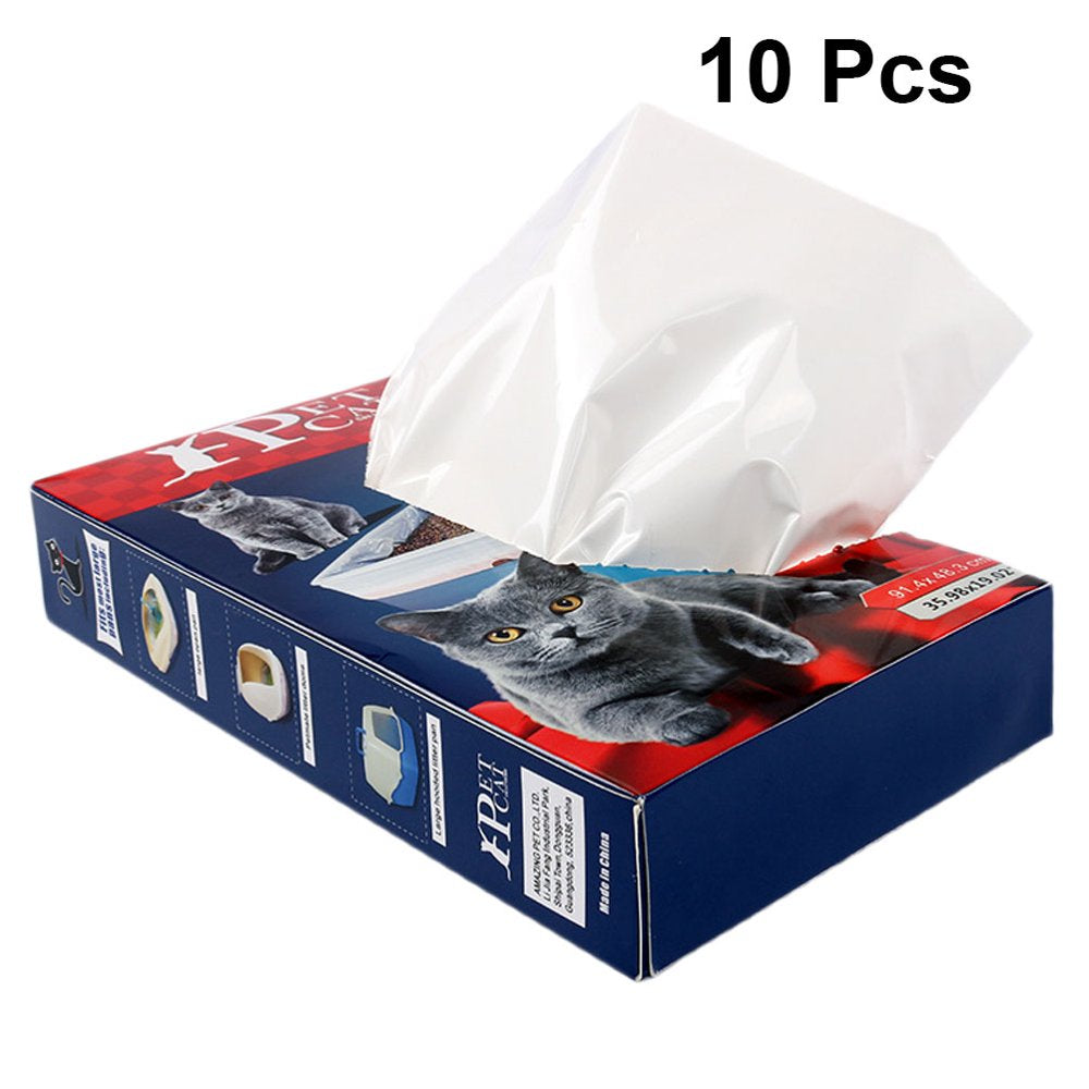 Litter Cat Liners Box Jumbo Pan Cleaning Pouch Storage Liners Supplies Drawstring Bag Box Sifting Bags Disposable Animals & Pet Supplies > Pet Supplies > Cat Supplies > Cat Litter Box Liners HOMEMAXS   