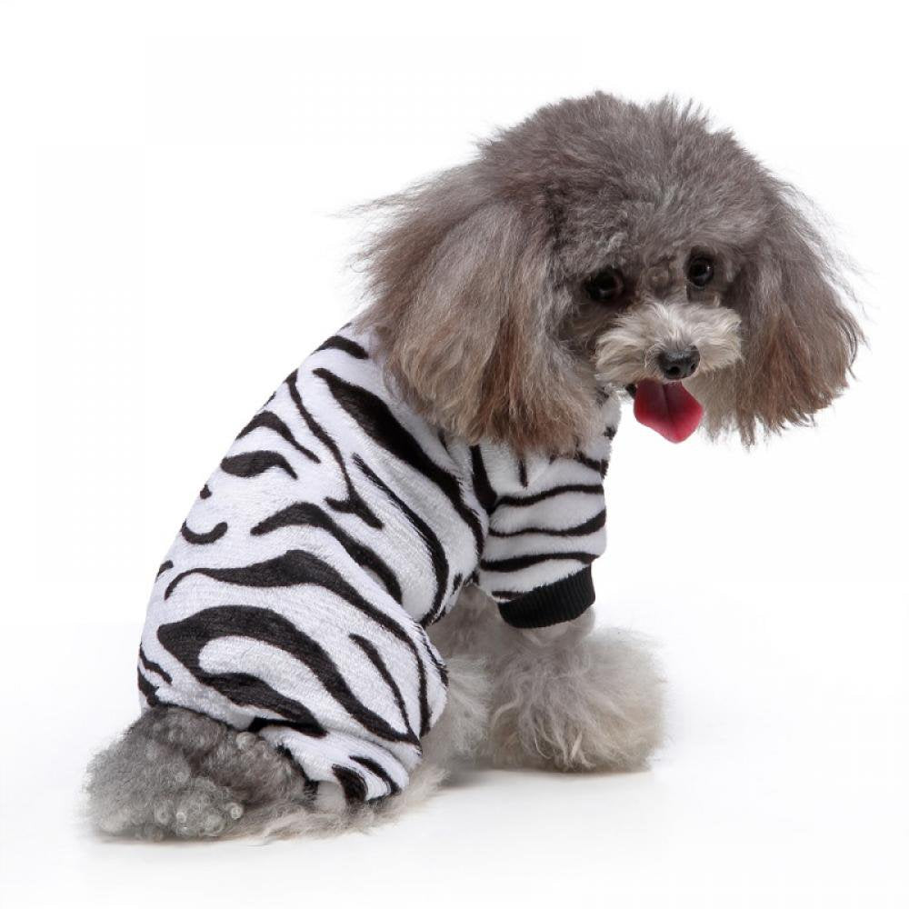 Pet Dog Pajamas Soft Cotton Shirt Jumpsuit Cute Overall Doggy Cat Strip Clothes Apparel for Play Sleep Animals & Pet Supplies > Pet Supplies > Dog Supplies > Dog Apparel DA BOOM   