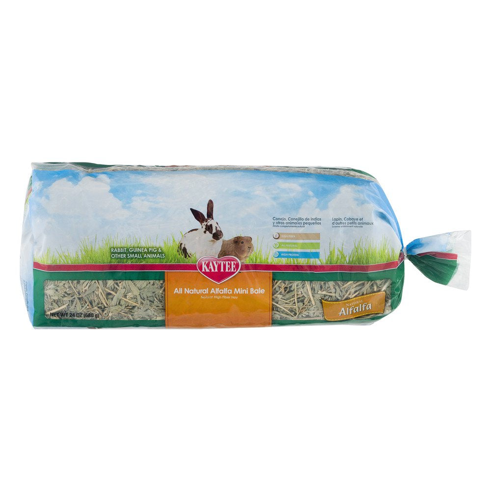 Kaytee All Natural Alfalfa Mini Bale Small Animal Food , 24.0 OZ Animals & Pet Supplies > Pet Supplies > Small Animal Supplies > Small Animal Food Kaytee Products, Inc   