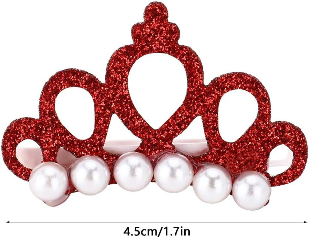 25PCS Crown Hair Clip for Pet, Colorful Shining Hairpin Grooming Accessories for Cat Medium Small Cat Dog Animals & Pet Supplies > Pet Supplies > Dog Supplies > Dog Apparel Tnfeeon   