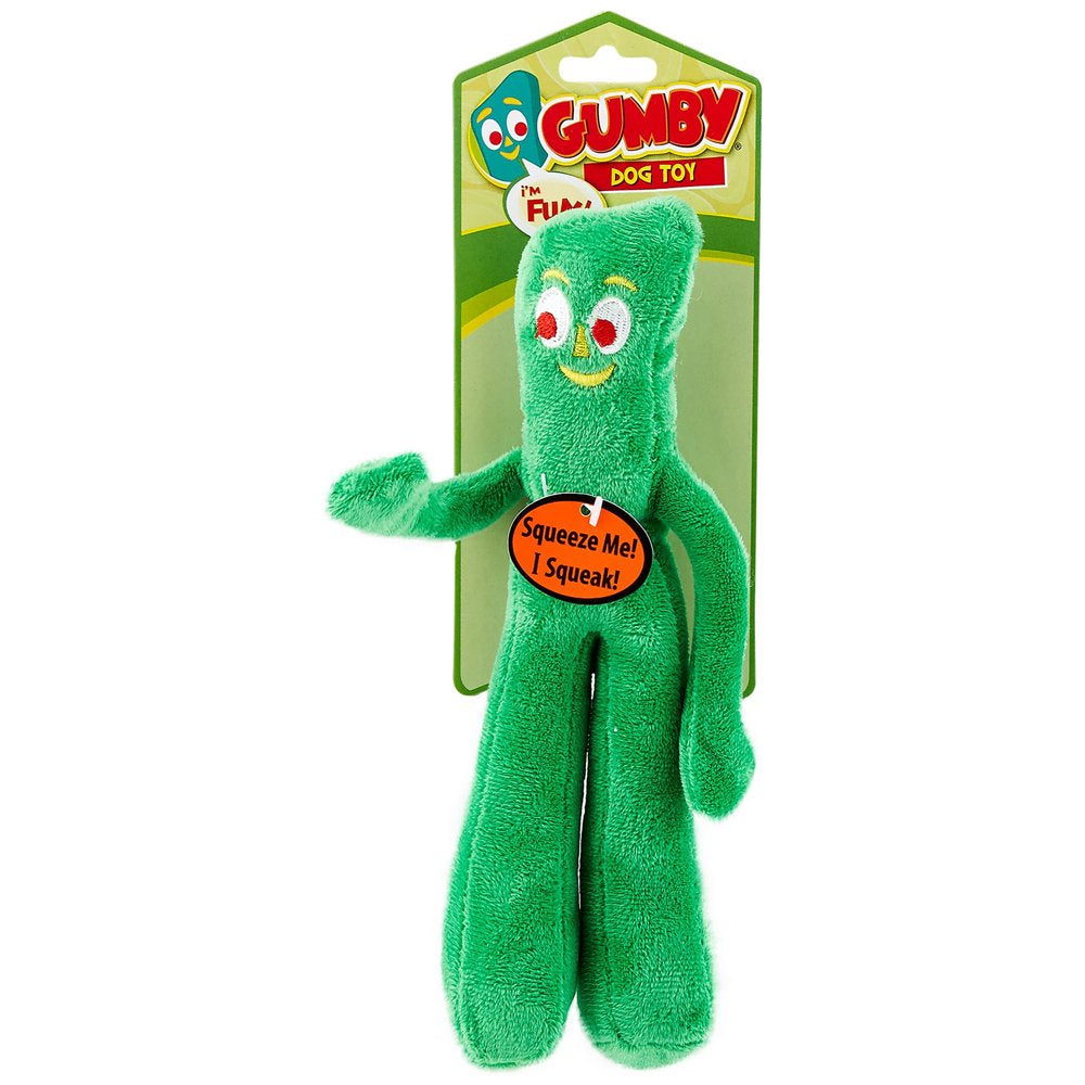 Multipet Original Gumby Plush Dog Toy, Green Animals & Pet Supplies > Pet Supplies > Dog Supplies > Dog Toys Multipet International   