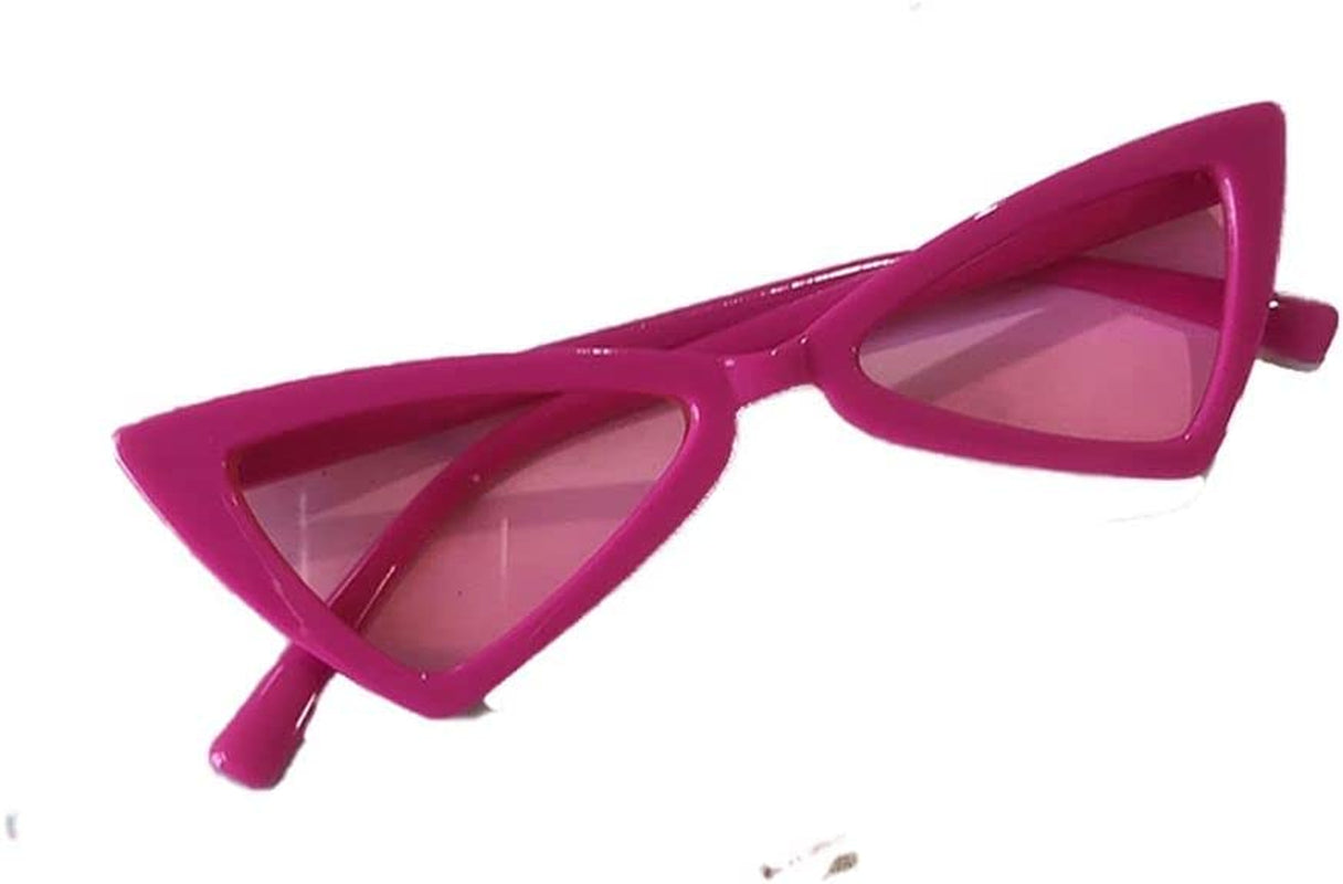 BYBYCD Fashion Cool Pet Decorations Cat Eye Shape Photos Props Pet Glasses Eye-Wear Pet Products Dog Sunglasses(Pink) Animals & Pet Supplies > Pet Supplies > Dog Supplies > Dog Apparel BYBYCD Rose Red  