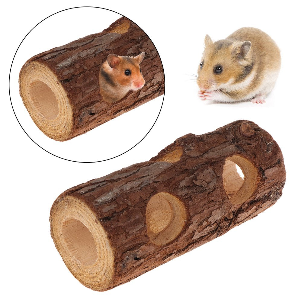 AOOOWER Small Animal Hideout Tube Cage House for Hamster Rat Mice Parrot Habitats Rat Hideaway Chew Cage Toy Animals & Pet Supplies > Pet Supplies > Small Animal Supplies > Small Animal Habitats & Cages AOOOWER   