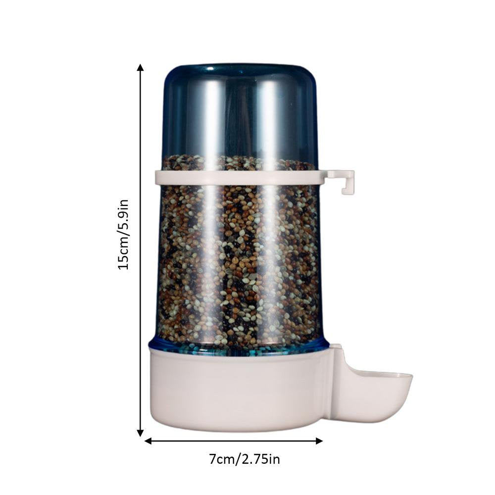 Julam Automatic Bird Feeder Bird Waterer Food Feeder Drinking Bottle Birds Drinker Bird Cage Accessories Drinking Bottle Container for Pigeon Quail Lovebirds Parrot Make Feeding Birds Easy Robust Animals & Pet Supplies > Pet Supplies > Bird Supplies > Bird Cage Accessories Julam   