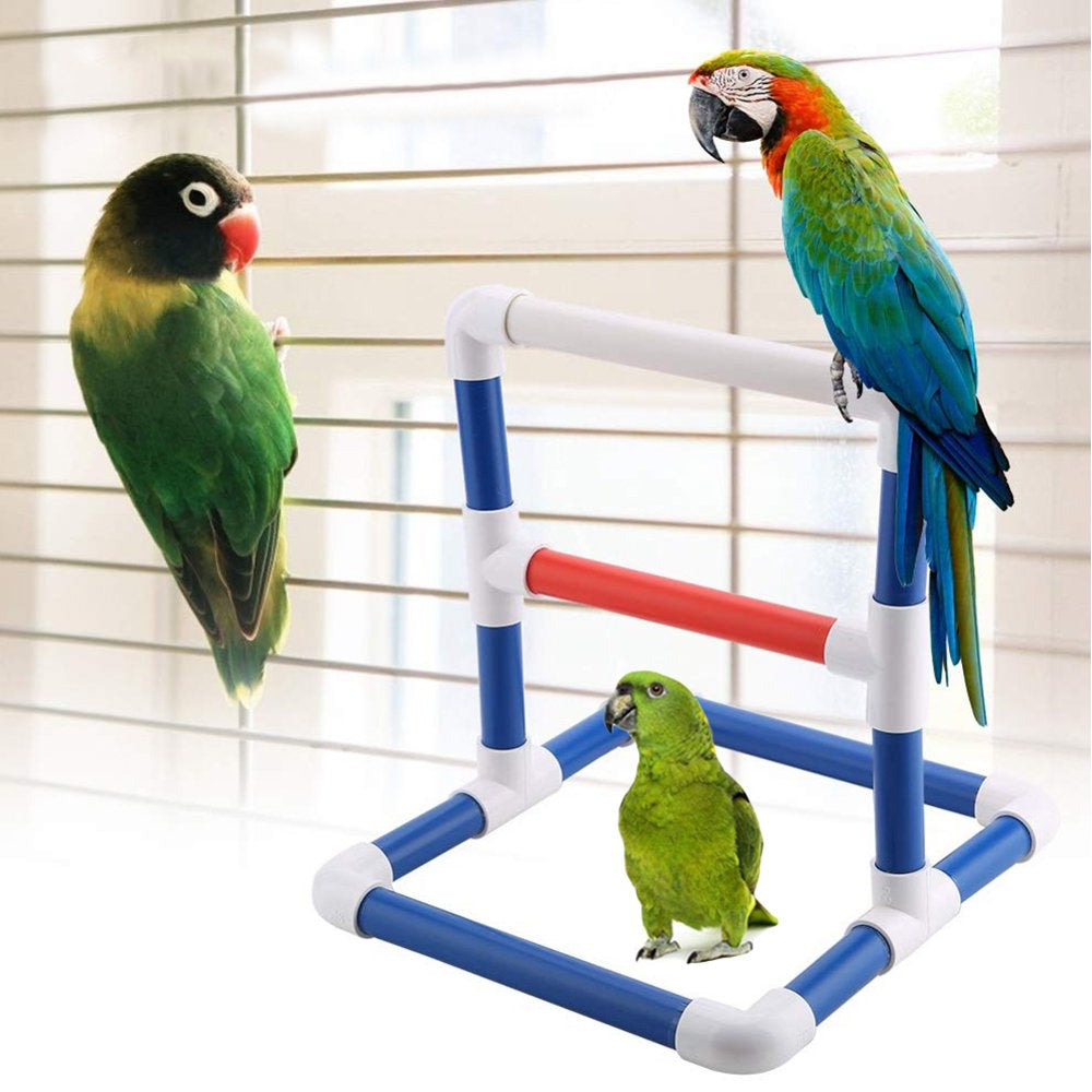 Archer Pet Bird Parrot Macaw Shower Stand Perch Platform Double Ladder Cage Play Toy Animals & Pet Supplies > Pet Supplies > Bird Supplies > Bird Cages & Stands Archer 2  