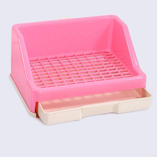 Rabbit Litter Small Animal Pet Litter Toilet Potty Trainer Bedding Box for Hamster Guinea Pig Ferret Galesaur Rabbit and Other Animals Animals & Pet Supplies > Pet Supplies > Small Animal Supplies > Small Animal Bedding Saikoo   