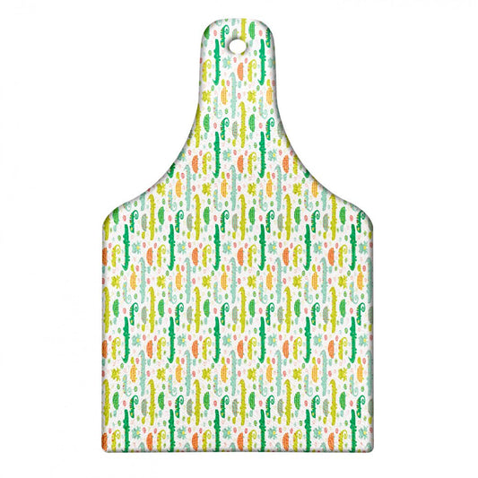 Cartoon Cutting Board, Nursery Themed Reptile and Amphibian Animals Pattern Frog Gator Turtle, Decorative Tempered Glass Cutting and Serving Board, in 3 Sizes, by Ambesonne Animals & Pet Supplies > Pet Supplies > Reptile & Amphibian Supplies > Reptile & Amphibian Food Kozmos Wine Bottle Shape  