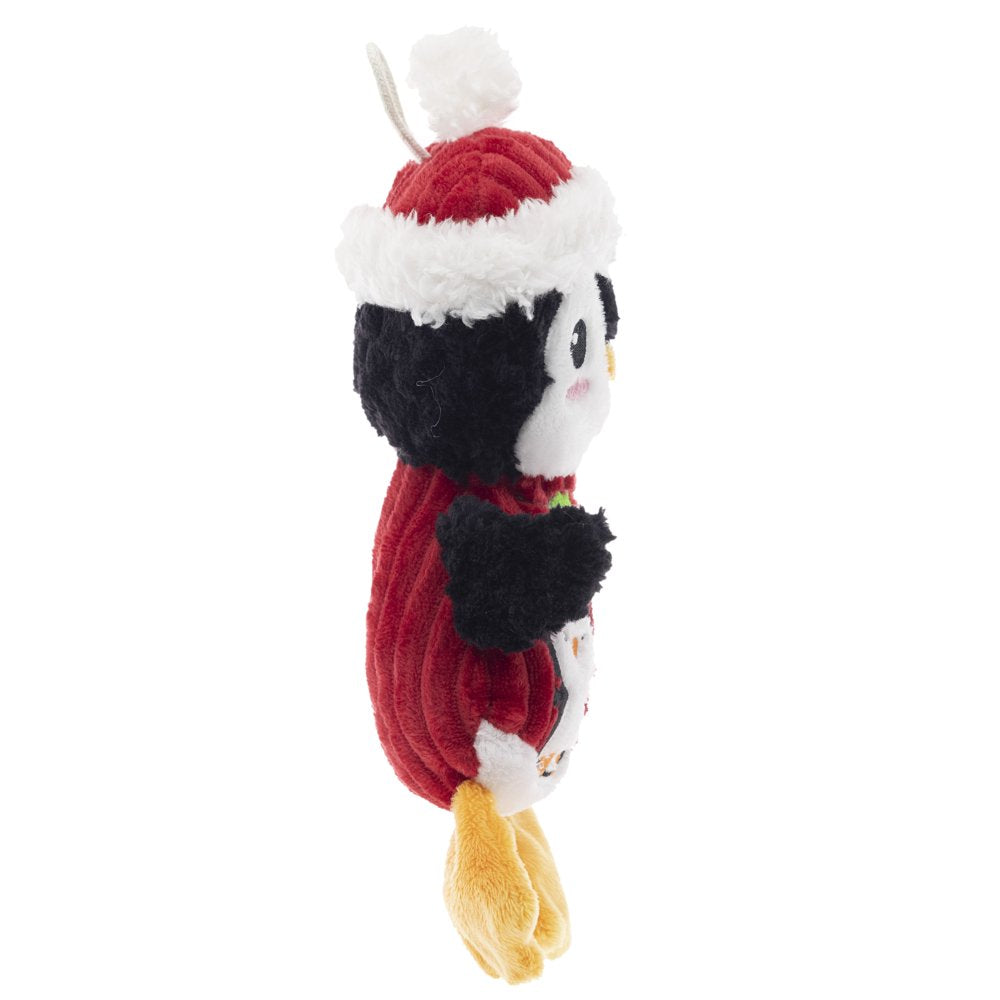 Vibrant Life Holiday 9 Inch Stuffed Plush Squeaky Christmas Penguin Dog Toy Animals & Pet Supplies > Pet Supplies > Dog Supplies > Dog Toys Dan Dee International   