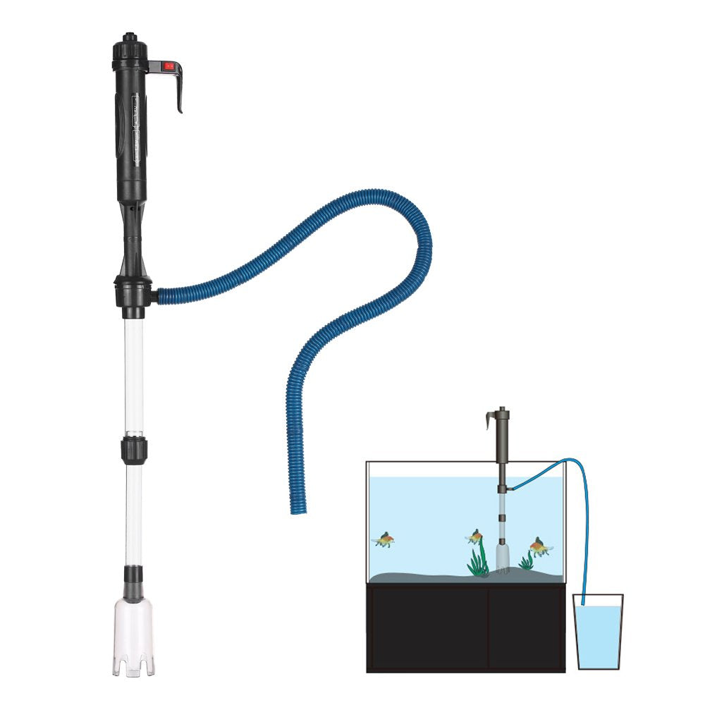 Cacagoo Electric Aquarium Fish Tank Water Changer Sand Vacuum Gravel Cleaner Cleaning Tool, Black Animals & Pet Supplies > Pet Supplies > Fish Supplies > Aquarium Cleaning Supplies CACAGOO   