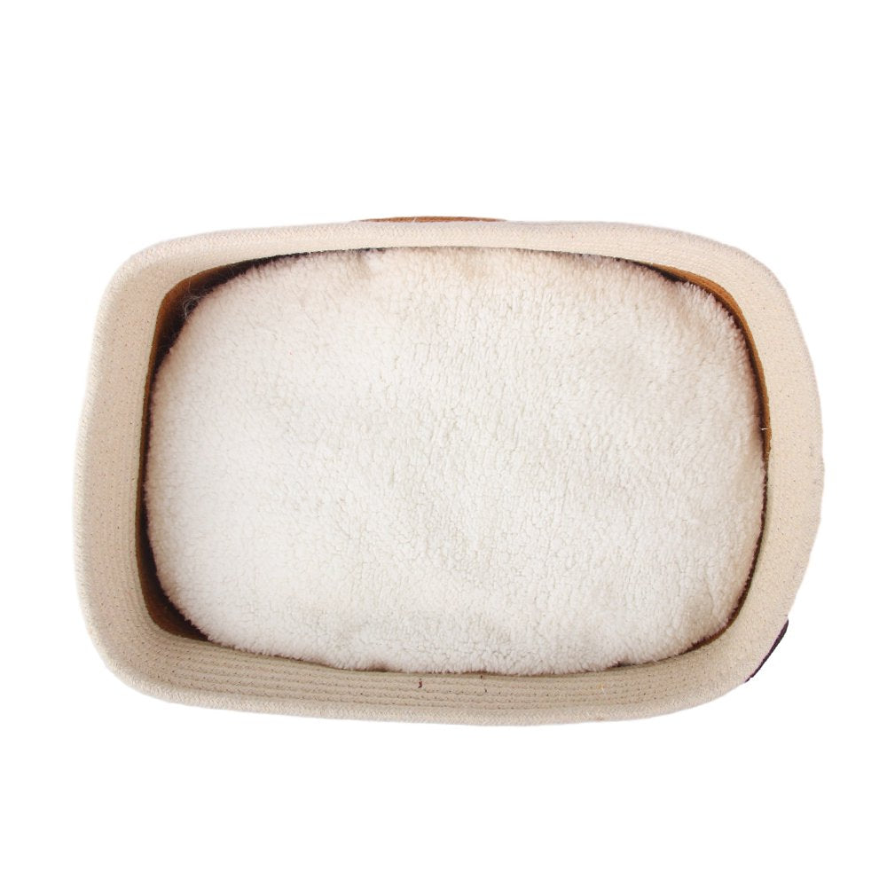 All for Paws Oval Cat Bed with Special Weaving Design, Super Soft Durable Pet Bed with Firm Breathable Cotton Animals & Pet Supplies > Pet Supplies > Cat Supplies > Cat Beds All For Paws   