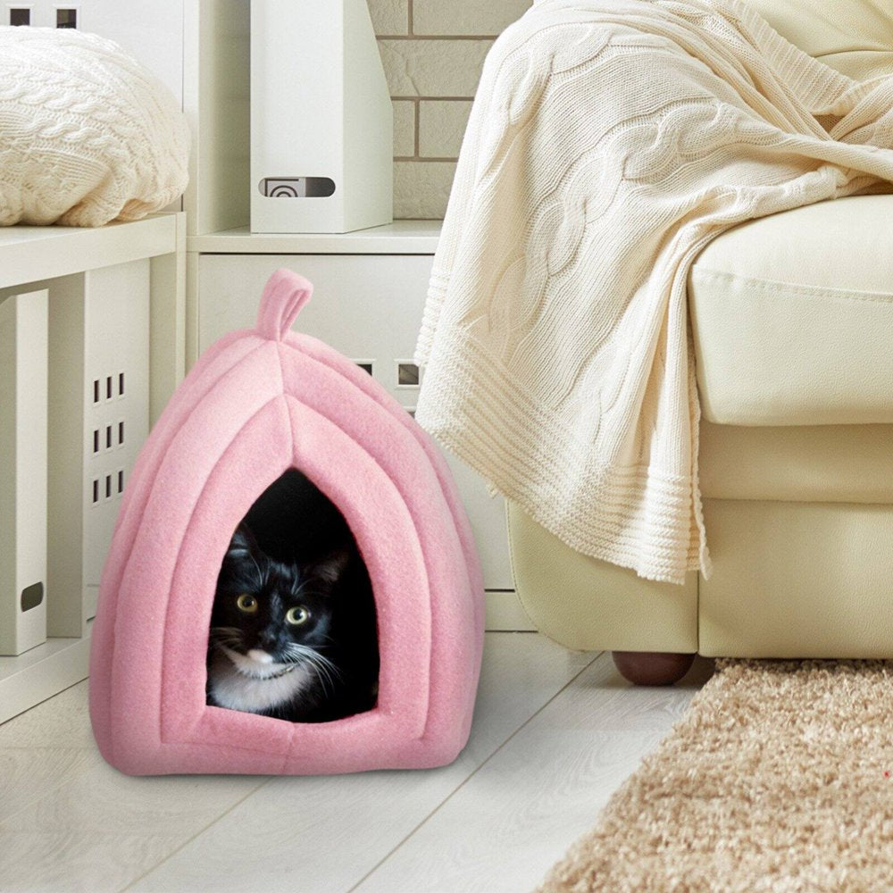 Petmaker Cozy Kitty Tent Igloo Plush Cat Bed Animals & Pet Supplies > Pet Supplies > Cat Supplies > Cat Beds Overstock   