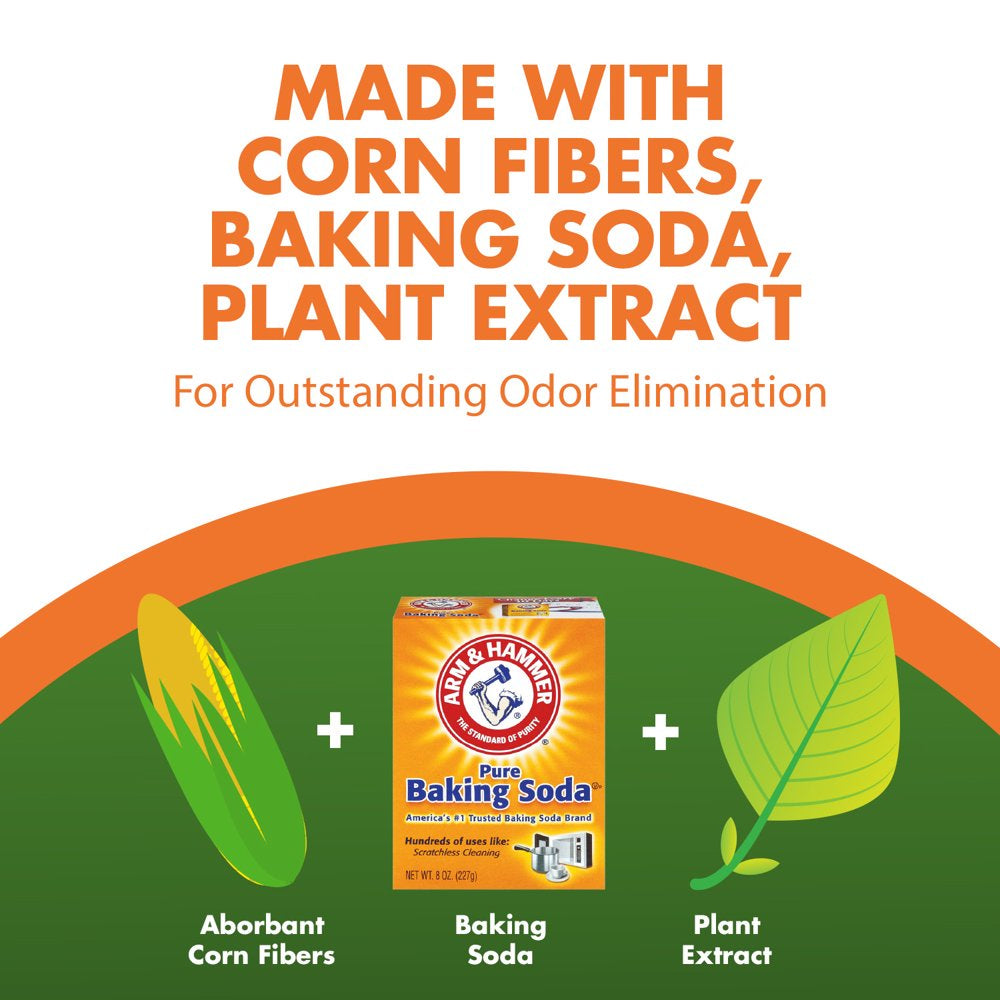 Arm & Hammer Naturals Clumping Litter, Double Duty W/ Corn Fibers, 9Lb Animals & Pet Supplies > Pet Supplies > Cat Supplies > Cat Litter Church & Dwight Co., Inc.   