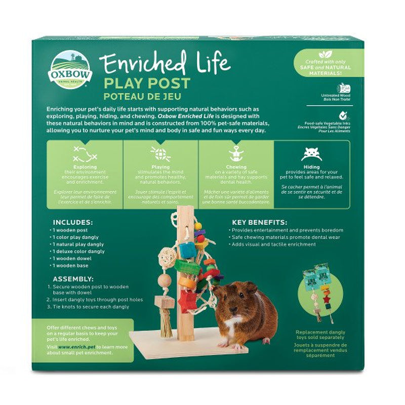 Oxbow Enriched Life Play Post for Small Animals Animals & Pet Supplies > Pet Supplies > Small Animal Supplies > Small Animal Food Oxbow   