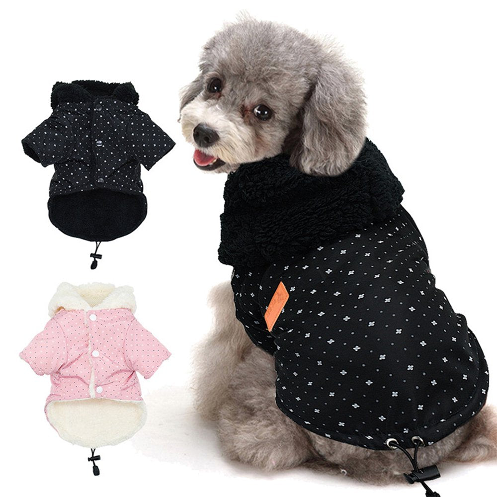 Tineer Pet Puppy Little Star Coat,Pet Dog Warm Winter Clothes Puppy Cats Sweater Apparel Small Dog Clothes (L, Pink) Animals & Pet Supplies > Pet Supplies > Dog Supplies > Dog Apparel Tineer L Black 