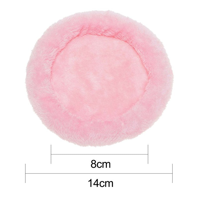 Fymall Pet Winter Warm Sleeping Bed round Soft Fleece Mat for Small Cats Pet, Size: 8.65"/5.9" Animals & Pet Supplies > Pet Supplies > Cat Supplies > Cat Beds Fymall   